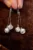 AGE0027 – Silver Sparkling Crystal Square Drop Earring